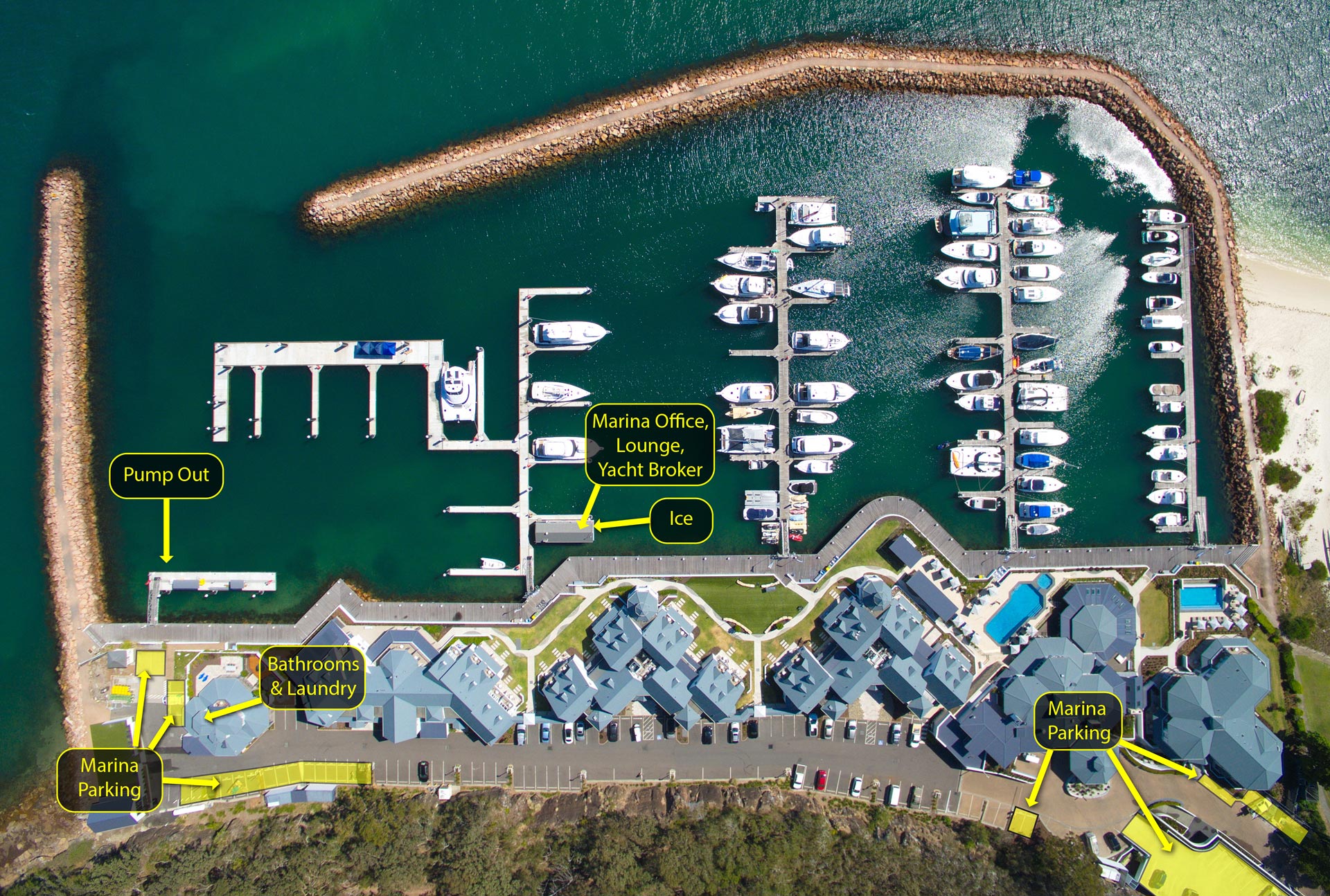 anchorage yacht club map